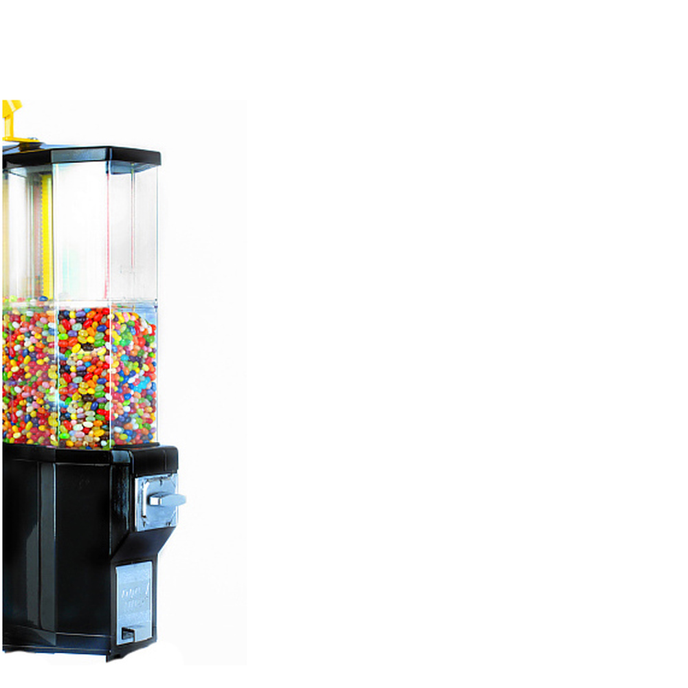 CupCandy Automat mit 1 Fach, schwarz