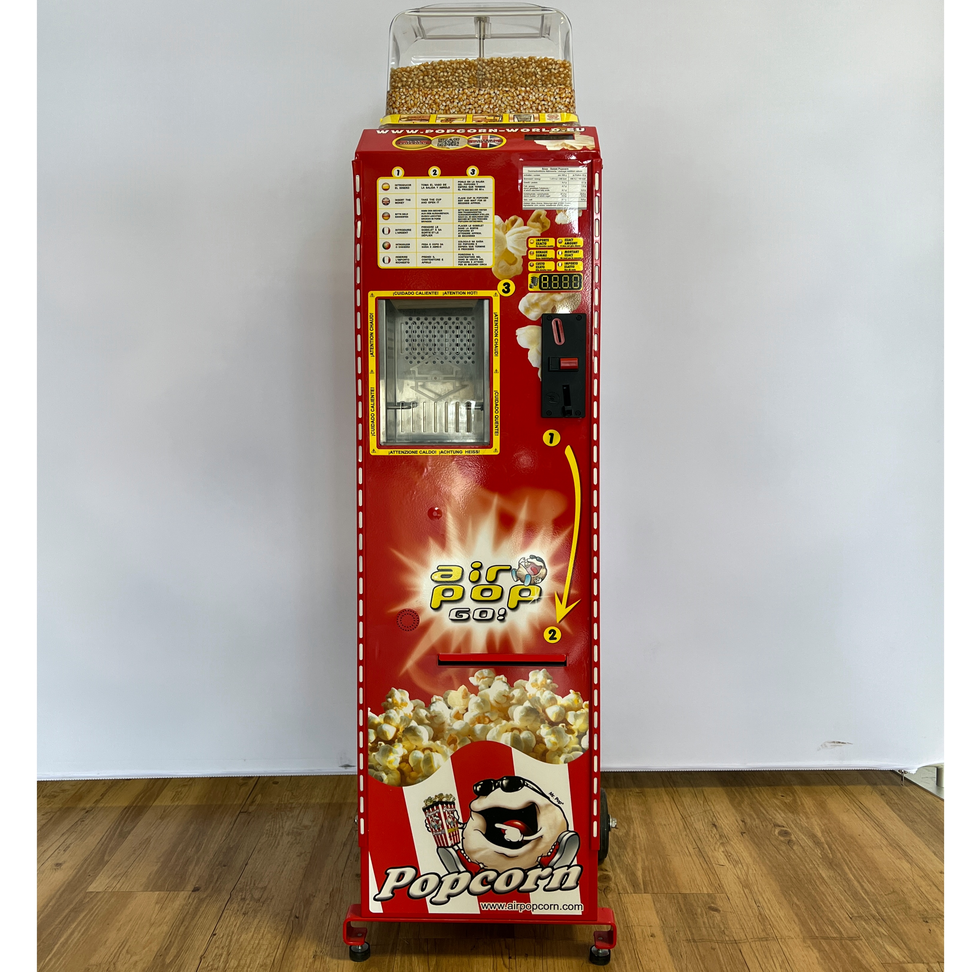 Popcorn-Automat Airpop GO - optische Mängel, wenig gebraucht